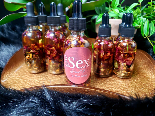 Love, Sex & Magick Ritual Oil + Ritual Oil + Bath Oil + Spell Oil + Love Oil