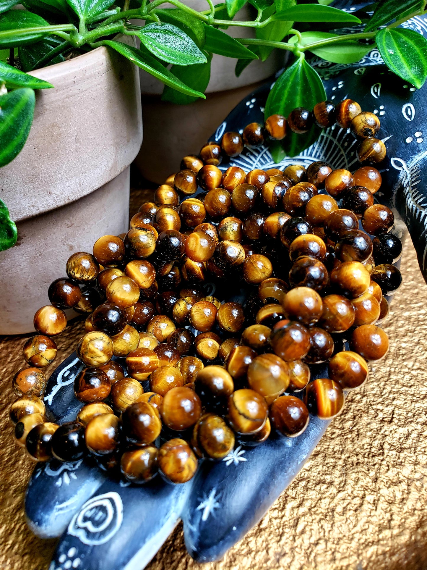 Tiger's Eye Bracelet + Gemstone Bracelet + Tiger's Eye