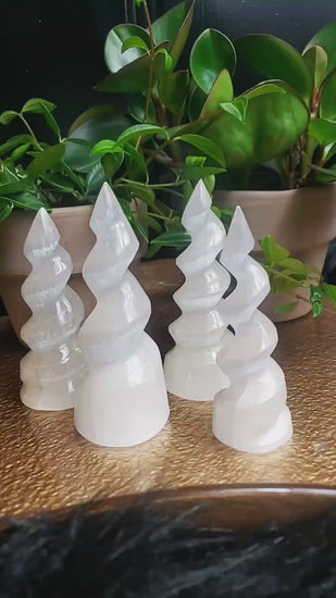 Satin Spar Towers + Selenite Towers + Crystal Towers + Spiral Towers + Unicorn Horns